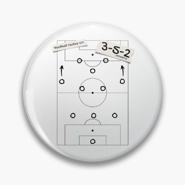 Item preview, Football Soccer Tactics 3-5-2 attacking designed and sold by 133DandC.