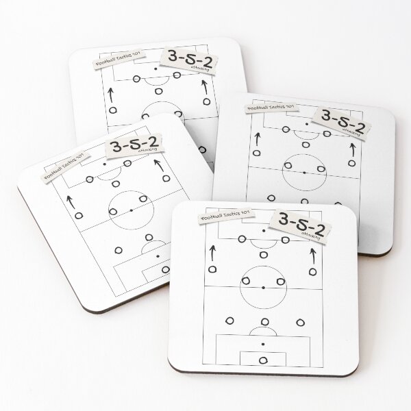 Item preview, Football Soccer Tactics 3-5-2 attacking designed and sold by 133DandC.