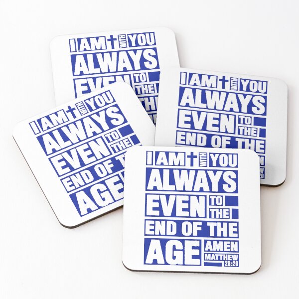 Item preview, Matthew 28:20 I Am With You Always designed and sold by plushism.
