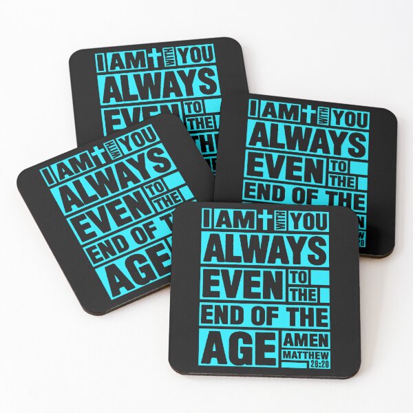 Item preview, Matthew 28:20 I am with you always designed and sold by plushism.