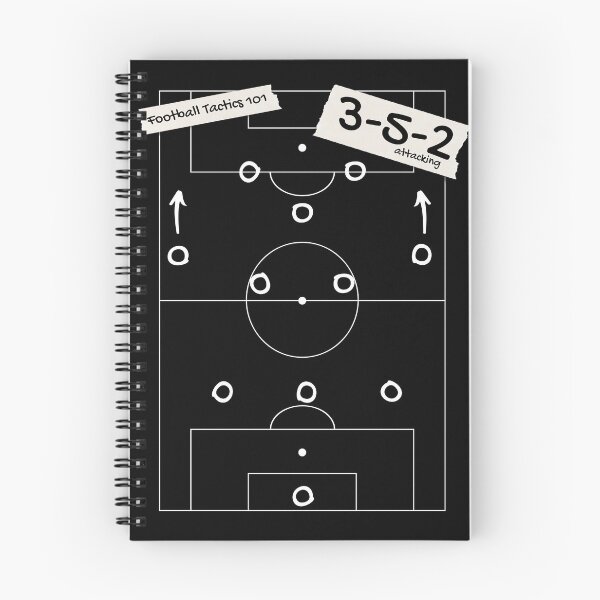 Item preview, Football Soccer Tactics 3-5-2 attacking for dark items designed and sold by 133DandC.