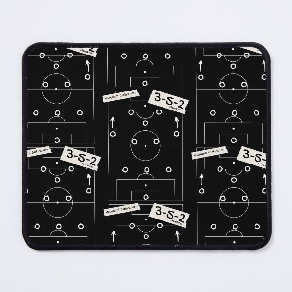 Item preview, Football Soccer Tactics 3-5-2 attacking for dark items designed and sold by 133DandC.