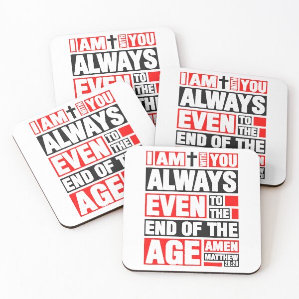Item preview, Matthew 28:20 I am with you always designed and sold by plushism.