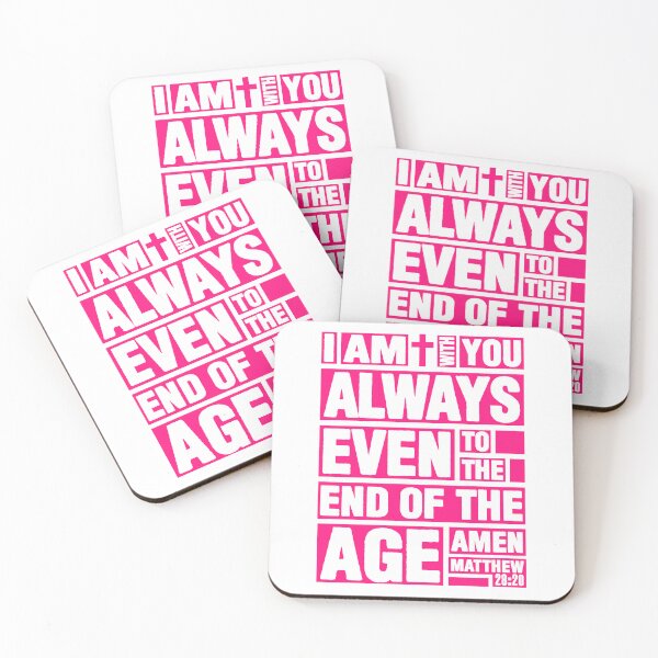 Item preview, Matthew 28:20 I am with you always designed and sold by plushism.