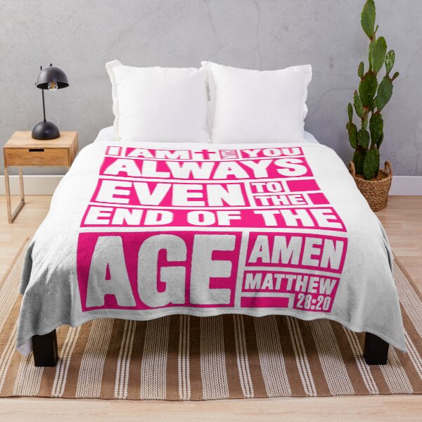 Item preview, Matthew 28:20 I am with you always designed and sold by plushism.