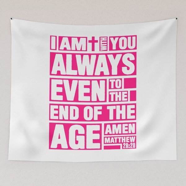Item preview, Matthew 28:20 I am with you always designed and sold by plushism.