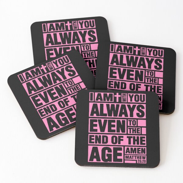 Item preview, Matthew 28:20 I am with you always designed and sold by plushism.