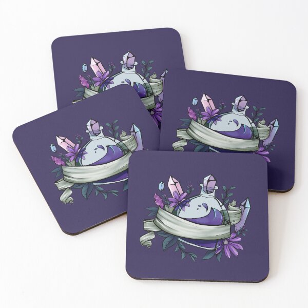 Item preview, Illustrated Witchy Potion Design for DnD and Magical Wizards in Blue & Purple designed and sold by MiaDelelai.