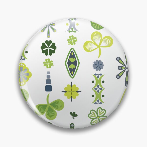 Item preview, Lucky - Clover, Shamrock, Minimal Design, Repeat Pattern designed and sold by aZillionLines.