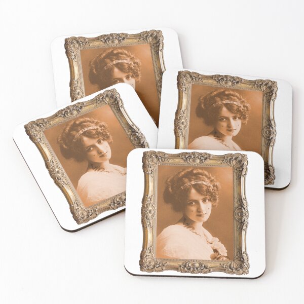 Item preview, Vintage Tattooed Tatts Piercings Pierced Retro Girl in Frame designed and sold by Bill Herrin.