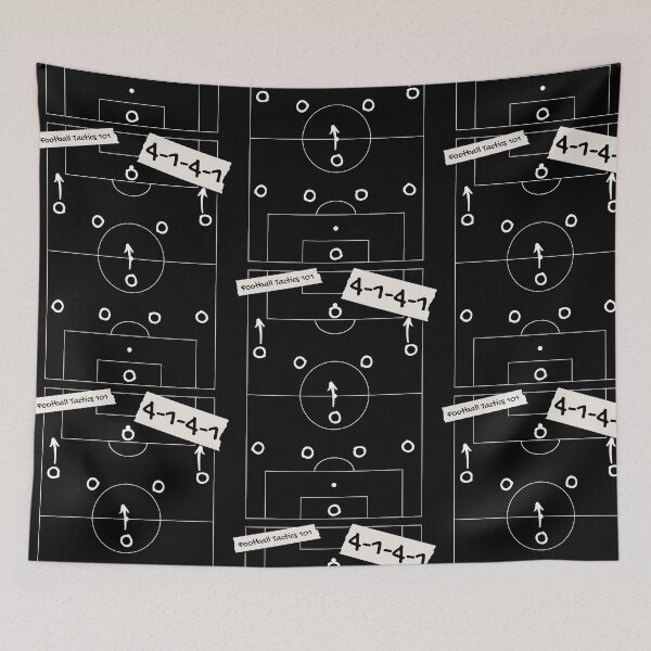 Item preview, Football Soccer Tactics 4-1-4-1 for dark items designed and sold by 133DandC.