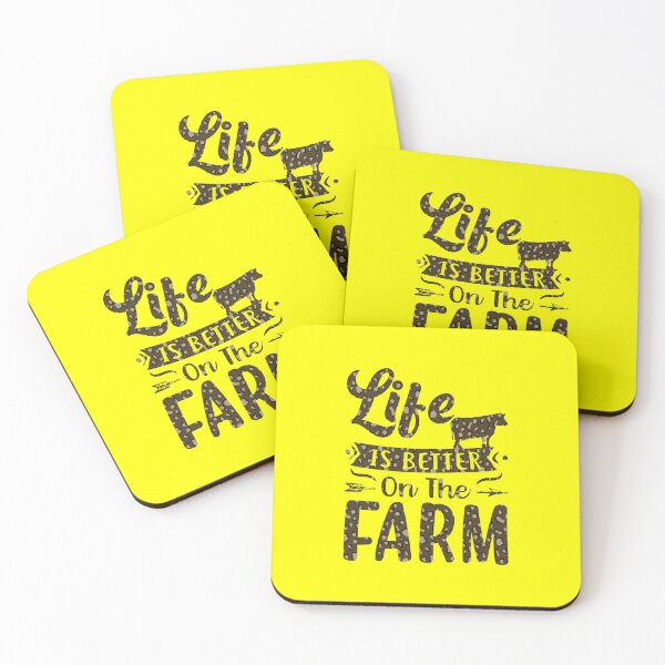 Item preview, Life Is Better On The Farm - Funny Cow Lovers Sayings designed and sold by Delandor.