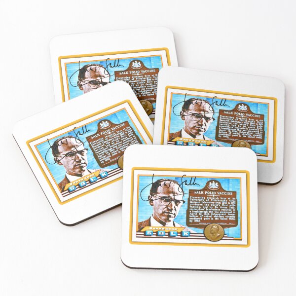 Item preview, Jonas Salk Throwback Baseball Card designed and sold by BetelgeuseX3.