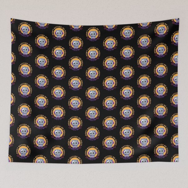 Item preview, Don't Bother Me Right Meow - Funny Video Gamer & Cat Lover designed and sold by OMCreative.
