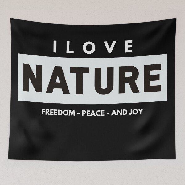 Item preview, I Love Nature Desigh (freedom, peace and joy) designed and sold by NickLivin.