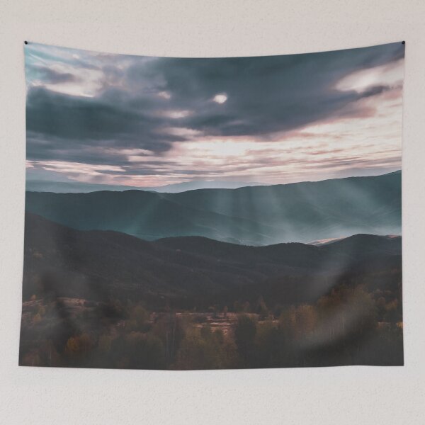 Item preview, Illuminated mountains designed and sold by viknitov.