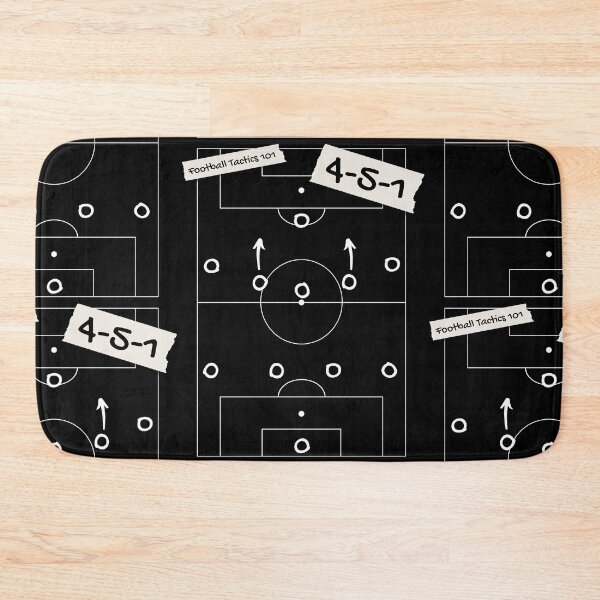 Item preview, Football Soccer Tactics 4-5-1 for dark items designed and sold by 133DandC.