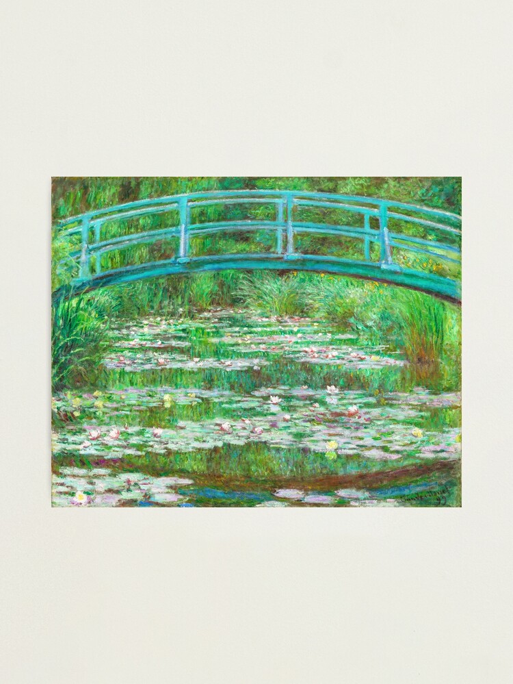 Alternate view of The Japanese Footbridge - Claude Monet Photographic Print