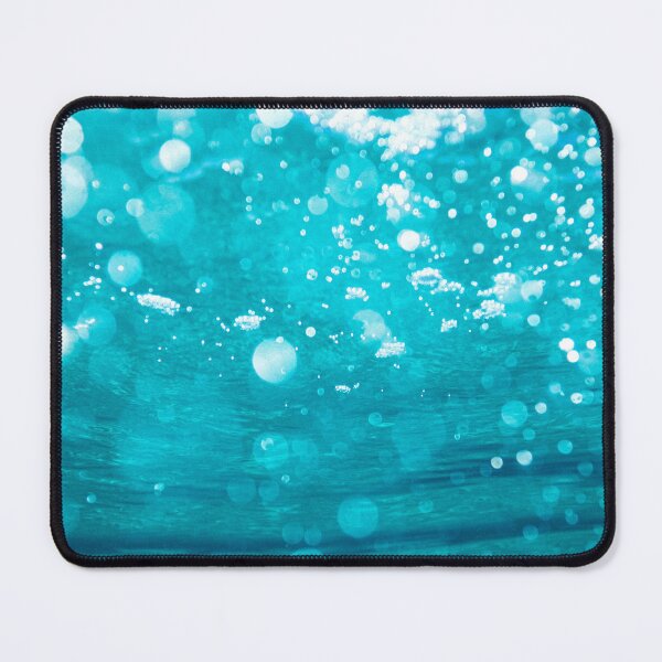Item preview, Underwater Bubbles with Sunlight in a Blue Ocean designed and sold by Olverh Design Studio.