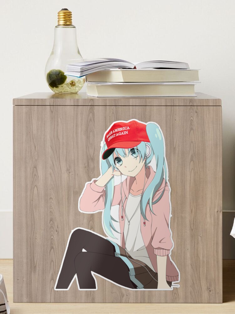  MAGNET Anime Girls For Trump MAGA GOP 2020 Waifu Meme Magnet  Decal Fridge Metal Magnet Window Vinyl 5: Home & Kitchen