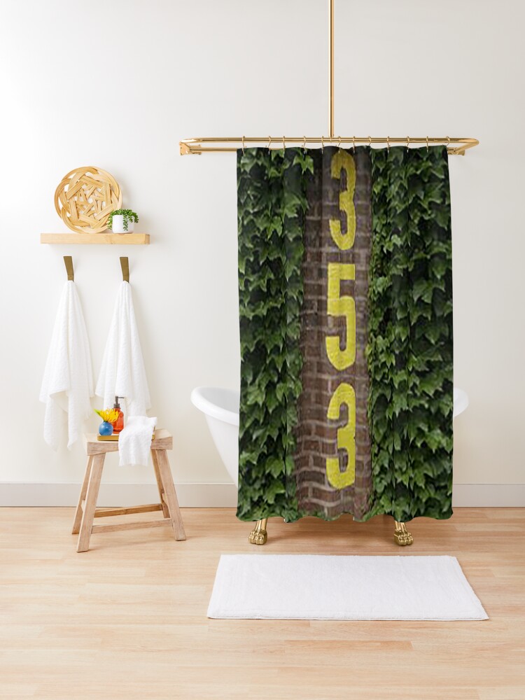 Ivy Outfield-Wrigley Field-Chicago Shower Curtain by Dale Chapel