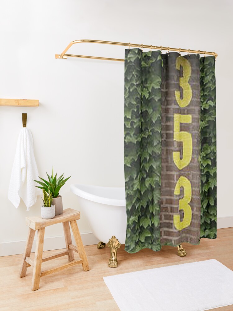 Ivy Outfield-Wrigley Field-Chicago Shower Curtain by Dale Chapel