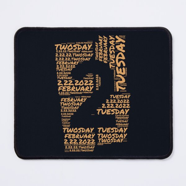 Item preview, TWOSDAY Funny Numerological Event, Happy TWOSDAY FEBRUARY TUESDAY, Matching Family, Typographic Word Cloud, Funny 2 22 222, Tuesday Twosday Commemorative 22222 Souvenir designed and sold by zenturtlemerch.