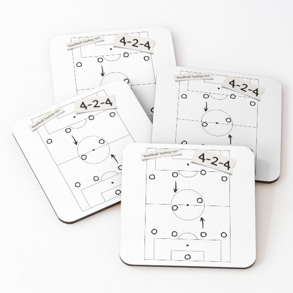 Item preview, Football Soccer Tactics 4-2-4 designed and sold by 133DandC.