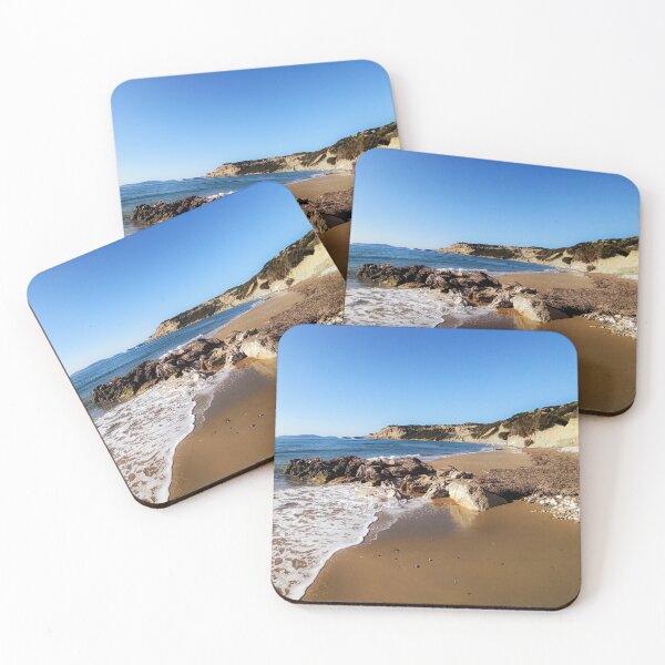 Item preview, LIFE'S A BEACH EVEN IN WINTER, ARILLAS BEACH CORFU designed and sold by nickbrayimages.