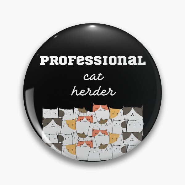 Item preview, Professional Cat Herder - Colorful Cats for Cat Lovers Funny and Cute Design designed and sold by JoyTop.