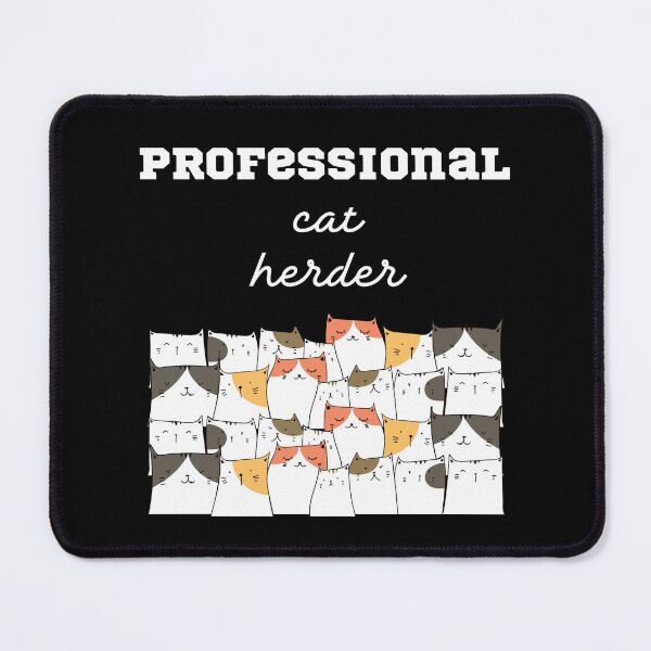 Item preview, Professional Cat Herder - Colorful Cats for Cat Lovers Funny and Cute Design designed and sold by JoyTop.