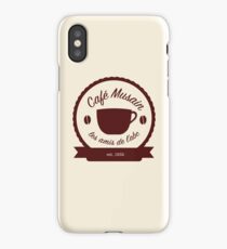 Cafe Musain - Maroon iPhone Case
