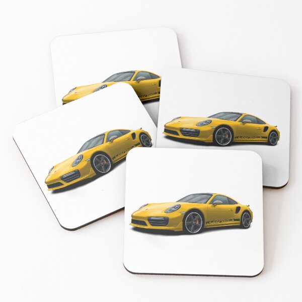 Item preview, Banana Yellow 911 Turbo S Drawing designed and sold by Steve Kidd Art.