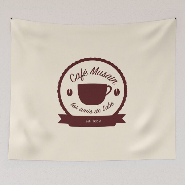 Item preview, Cafe Musain - Maroon designed and sold by Johanna Martinez.