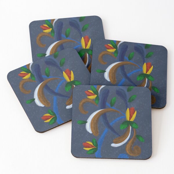 Item preview, Rosemaling abstract art  designed and sold by Nadia Arsky.