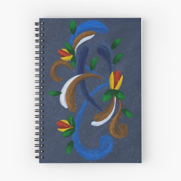 Item preview, Rosemaling abstract art  designed and sold by Nadia Arsky.