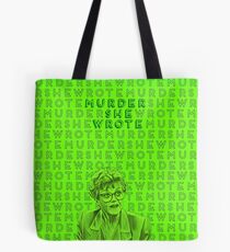 Murder She Wrote Green With Envy Tote Bag