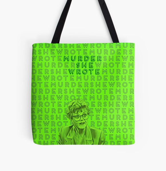 Murder She Wrote Green With Envy All Over Print Tote Bag