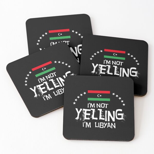 Item preview, I'm not yelling, I'm Libyan   -  Gifts, souvenirs and memorabilia of Libya  designed and sold by obedtheartist.
