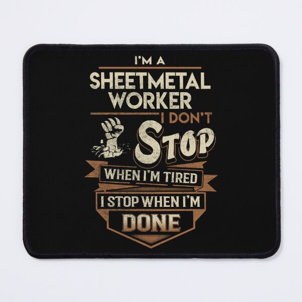 Item preview, Sheetmetal Worker T Shirt - I Stop When Done Job Gift Item Tee designed and sold by paneczkopat.