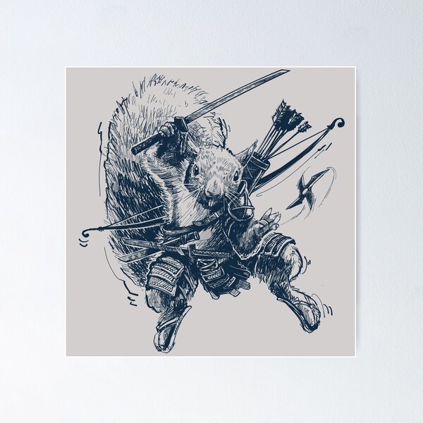 Item preview, Squirrel Ninja designed and sold by machmigo.
