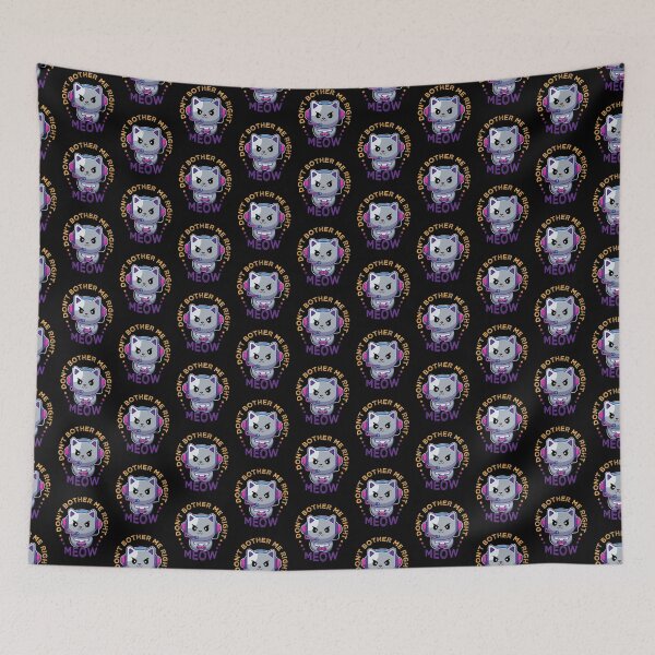 Item preview, Don't Bother Me Right Meow - Funny Video Gamer & Cat Lover designed and sold by OMCreative.