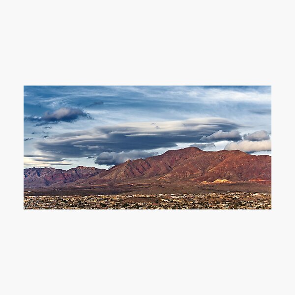 Lenticular Cloud over the Franklin Mountains Photographic Print