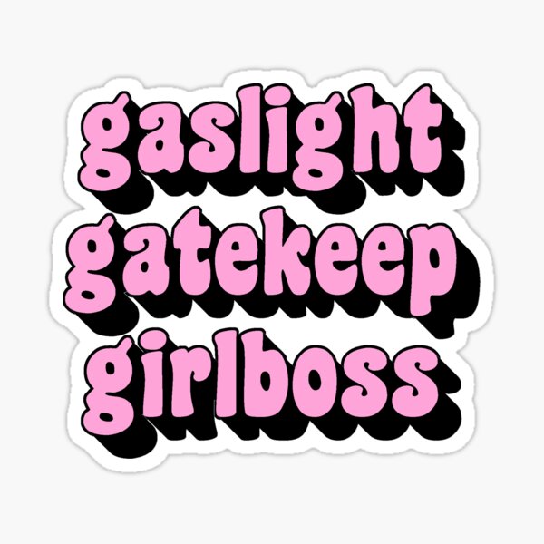 Material Gworl! Sticker for Sale by KatiaMart