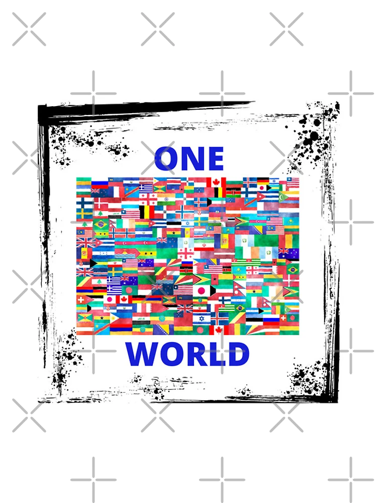 Thumbnail 4 of 4, iPhone Case, One World designed and sold by BubbleTextBox.