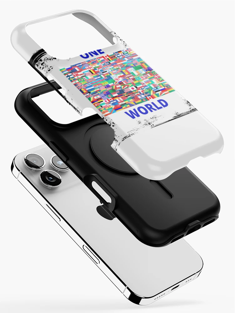 Thumbnail 2 of 4, iPhone Case, One World designed and sold by BubbleTextBox.