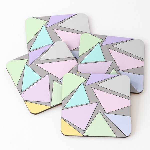 Item preview, triangle,geometric,colorful,pastel designed and sold by grickodd.