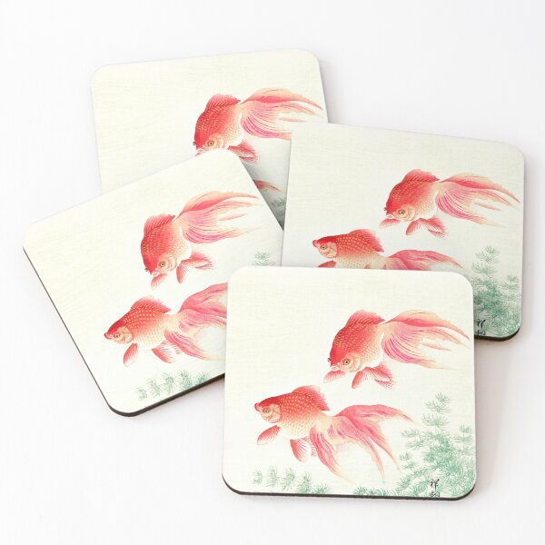 Item preview, Two veil goldfish by Ohara Koson  designed and sold by InHerits.