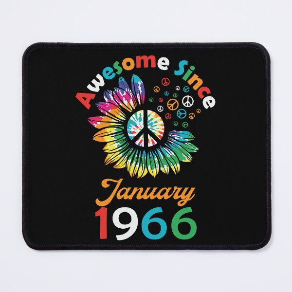 Item preview, Funny Birthday Quote, Awesome Since January 1966, Retro Birthday designed and sold by Estrytee.