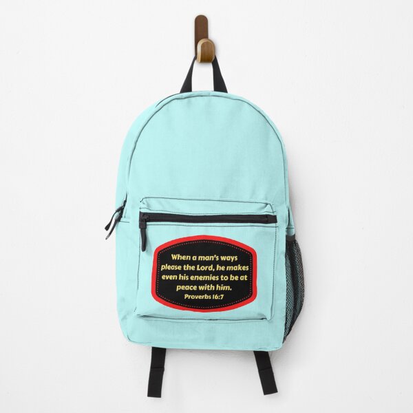 Item preview, Bible Verse Proverbs 16:7 designed and sold by Prayingwarrior.